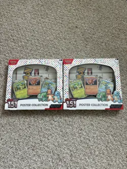 Pokemon TCG: Scarlet & Violet 151 Poster Collection Sealed Box (LOT OF 2) - Image 1