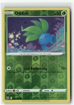 Oddish 001/159 Reverse Holo - Crown Zenith - Pokemon TCG NM - Image 1