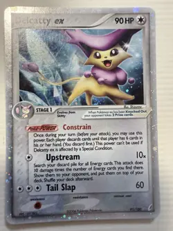 Pokemon TCG Crystal Guardians Holo Delcatty Ex 91/100 Near Mint - Image 1