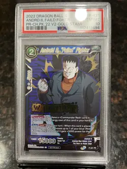 Android 8 Failed Fighter Winner Stamp Promo Dragon Ball Super Card Game | PSA 10 - Image 1