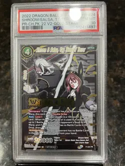 Shroom & Salsa Tag Team of Terror Winner Foil Dragon Ball Super Card Game PSA 10 - Image 1