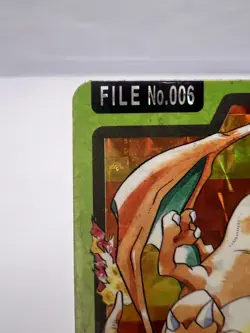 Pokemon Card Charizard No. 006 Holo Prism Bandai Carddass 1997 Japanese - Image 2
