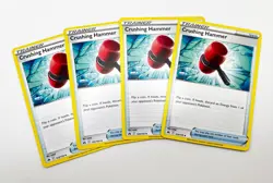 Pokemon Cards Crown Zenith Playset Crushing Hammer 125/159 x4 - Image 1