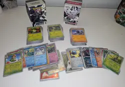 Pokemon Bulk Job Lot - BLACK BOLT & WHITE FLARE (135 + Cards) incl. 26 H & RH - Image 1