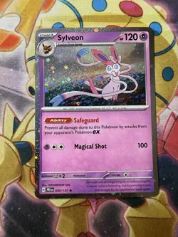 🌀SWIRL🌀 Sylveon - 040/131 (Cosmos Holo) Exclusive Promo Pokemon TCG NM - Image 1