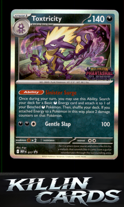 Toxtricity (Prerelease) 017 Pokemon Promo ME: Mega Evolution Promo Card NM - Image 1