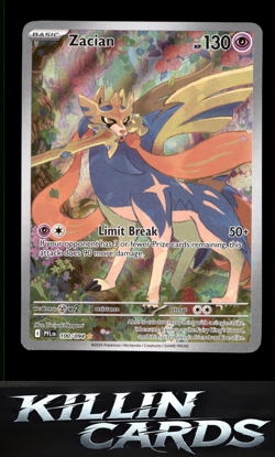 Zacian - 100/094 100/094 Pokemon Illustration Rare ME02: Phantasmal Flames Card - Image 1
