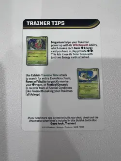 Pokemon TCG Mega Evolution Trainer Tips Art Card Mega Lucario - Image 2