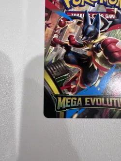 Pokemon TCG Mega Evolution Trainer Tips Art Card Mega Lucario - Image 4