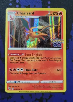 Charizard 010/078 Pokemon GO NM Holo Pokemon TCG - Image 1