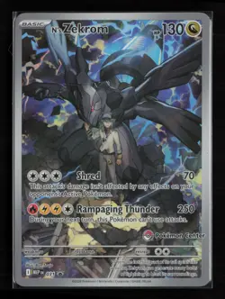 2026 N's Zekrom 031 MEP Ascended Heros ETB Promo Pokemon Center Stamp - Image 1
