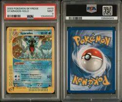 Pokemon Gyarados Holo Rare Skyridge #H10 PSA 9 Mint Swirl 🌀 - Image 3