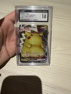 Pokemon Pikachu VMAX #046 CGC 10 Gem Mint VMAX Climax NOT PSA 10 - Image 1