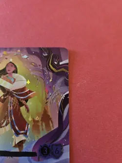 Disney Lorcana - Pocahontas - Peacekeeper (Iconic) 241/204 Winterspell - Image 3