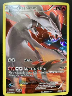Reshiram XY74 XY Promos Black Star Promo Holo Pokemon Card MP - Image 1