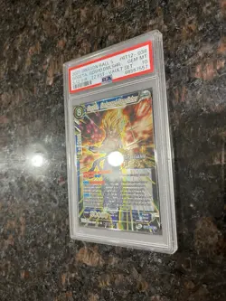 Gogeta Godspeed Demolisher CARD FEST STAMP Foil Dragon Ball Super Card | PSA 10 - Image 2