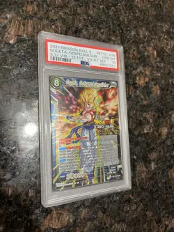Gogeta Godspeed Demolisher CARD FEST STAMP Foil Dragon Ball Super Card | PSA 10 - Image 3