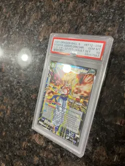 Gogeta Godspeed Demolisher CARD FEST STAMP Foil Dragon Ball Super Card | PSA 10 - Image 5
