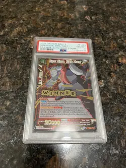 Super Sigma Triple Threat Winner Stamp Foil Dragon Ball Super Card Game | PSA 10 - Image 4