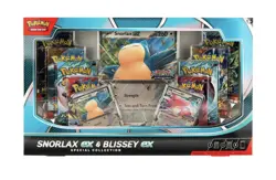 Pokemon Trading Card Game Snorlax ex and Blissey ex Special Collection Box 5 Pac - Image 2