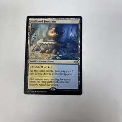 Magic the Gathering Lorwyn Eclipsed Hallowed Fountain #265 Near Mint Free Shippi - Image 1