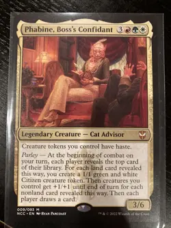 MTG - Phabine, Boss's Confidant - NM - New Capenna Commander - Image 1
