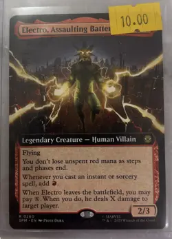 MTG: Electro, Assaulting Battery (Extended Art) Marvel's Spider-Man Regular 0260 - Image 1