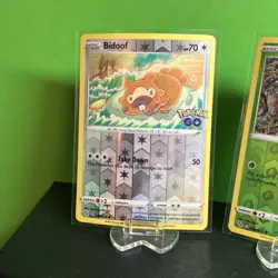 6x Bidoof Spinarak Numel LOT Bidoof Peelable Ditto Card 059/078 Pokemon GO - Image 2