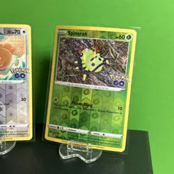 6x Bidoof Spinarak Numel LOT Bidoof Peelable Ditto Card 059/078 Pokemon GO - Image 3