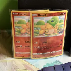 6x Bidoof Spinarak Numel LOT Bidoof Peelable Ditto Card 059/078 Pokemon GO - Image 4