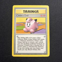 Pokemon Trainer Clefairy Doll 070/102 Base Set Regular - Image 1