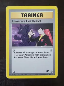 Pokemon Giovanni's Last Resort Gym Challenge Unlimited 105/132 - Image 1