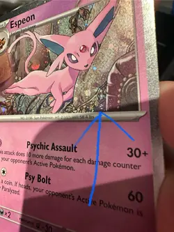 SWIRL Espeon PRE 033/131 - Cosmos Holo - English - Pokemon TCG - Prismatic - Image 1