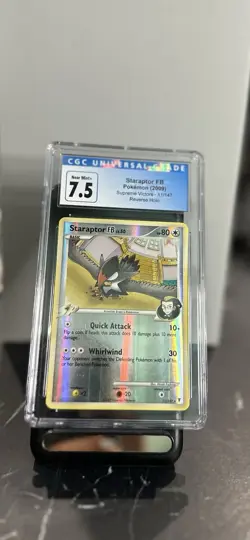 Staraptor FB Pokemon 2009 Supreme Victors Reverse Holo CGC 7.5 - Image 1