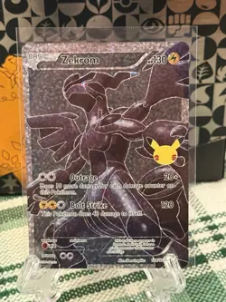 Pokemon Zekrom 114/114 Celebrations Classic Collection Full Art Holo - Image 1