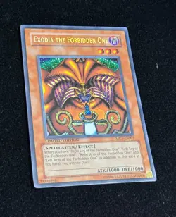 Yugioh Exodia the Forbidden One | MC1-EN001 Secret Rare Limited Edition | NM - Image 5