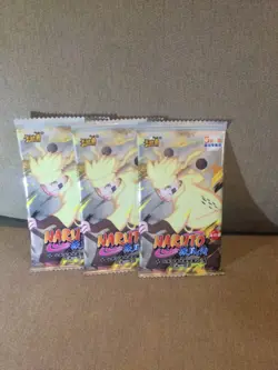 3 Pack Naruto Cards Anime Manga KAYOU 5 Cards/Booster Pack - Tier 3 Wave 1 Gift - Image 1