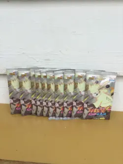 10 Pack Naruto Cards Anime Manga KAYOU 5 Cards/Booster Pack - Tier 3 Wave 1 Gift - Image 1
