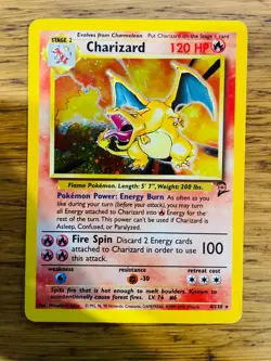 Charizard (4/130) Holo Base Set 2 Pokemon Card! FAST & FREE P&P! - Image 1