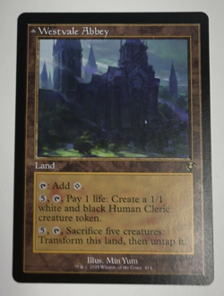MTG Innistrad Remastered Westvale Abbey Retro Frame - Image 1