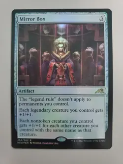 MTG Mirror Box Kamigawa: Neon Dynasty Foil Rare - Image 1