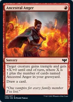 Ancestral Anger x4 4x FOIL Innistrad: Crimson Vow NM MTG - Image 1