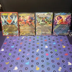 Pokemon Ex Double Rare Pokemon EX lot of 4 cards. See Pic NM - Image 1