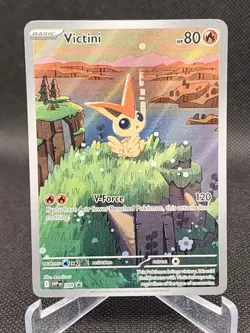 Pokemon - Victini SVP 208 - Promo Illustration Black Bolt/White Flare Rare - Image 1