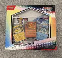 Pokemon TCG SV8.5 Prismatic Evolutions Poster Collection Box Factory Sealed - Image 1