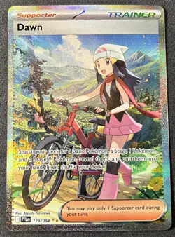 Pokemon Dawn 129/094 Trainer Full Art Holo Special Rare Me02: Phantasmal Flames - Image 1