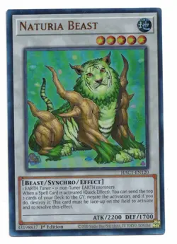Yu-Gi-Oh Card: Naturia Beast HAC1-EN120 Duel Terminal Ultra Rare 1st Edition! NM - Image 1