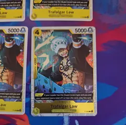One Piece PRB02 Trafalgar Law ENG Playset P-088 Reprint 4 Card Set Best Vol.2 - Image 2