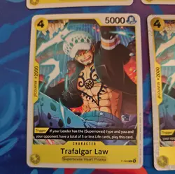 One Piece PRB02 Trafalgar Law ENG Playset P-088 Reprint 4 Card Set Best Vol.2 - Image 3