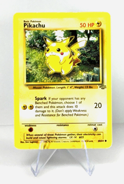Vintage 1999 Pokemon Pikachu 60/64 Jungle Regular Card - Image 1